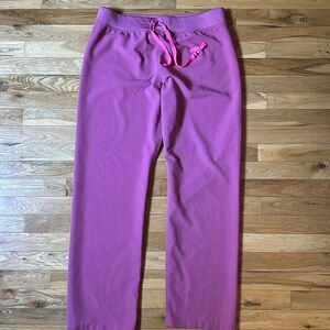 Large Livingston Pink Scrub Pants- Breast Cancer Awaremess